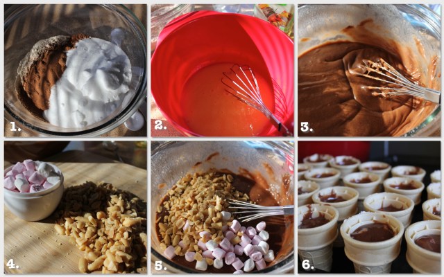 cupcake cones method