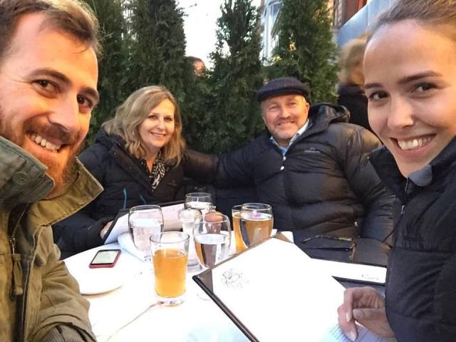 dinner with the fam bam